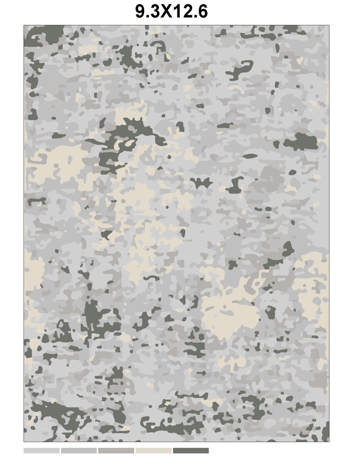 Abstract Green Beige Hand Tufted Rug 10x14